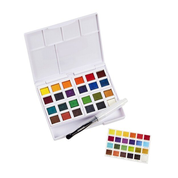 Derwent - Watercolour Paint Pan Set 24 - (601129)