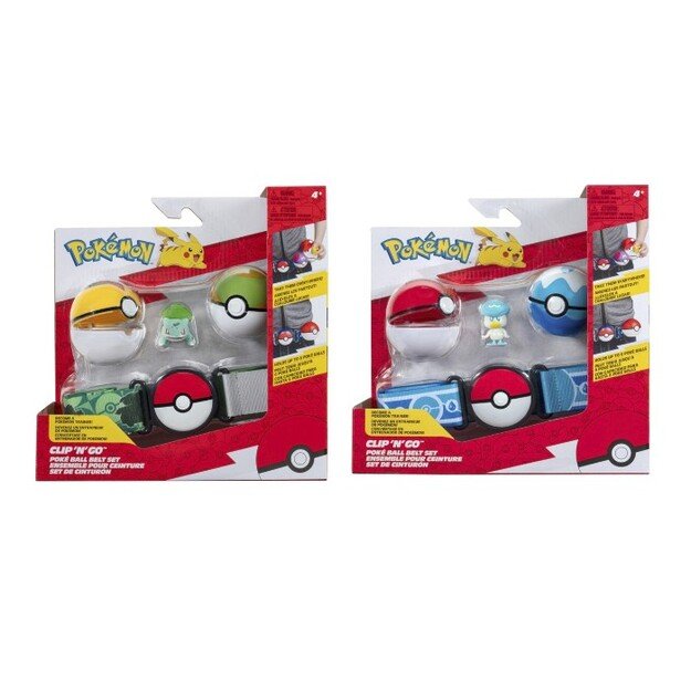 Pokemon - POKEMON CLIP N GO BELT SET ASS. (95283-16)