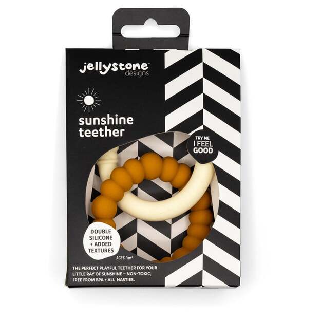 Jellystone Designs - Sunshine Teether - honey oatmeal (JSD0705)