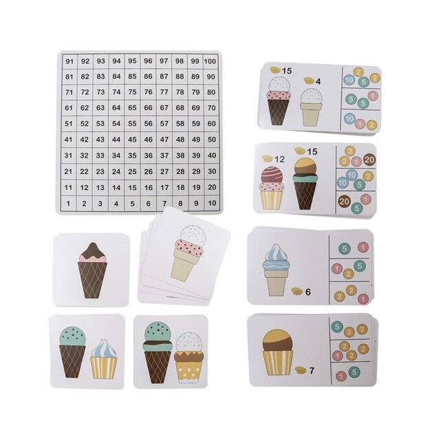 Ciha - Mathematical ice cream counter 113 piece - (5744000940465)