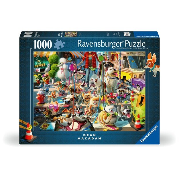 Ravensburger - Puzzle The Dog Walker 1000p (12000876)