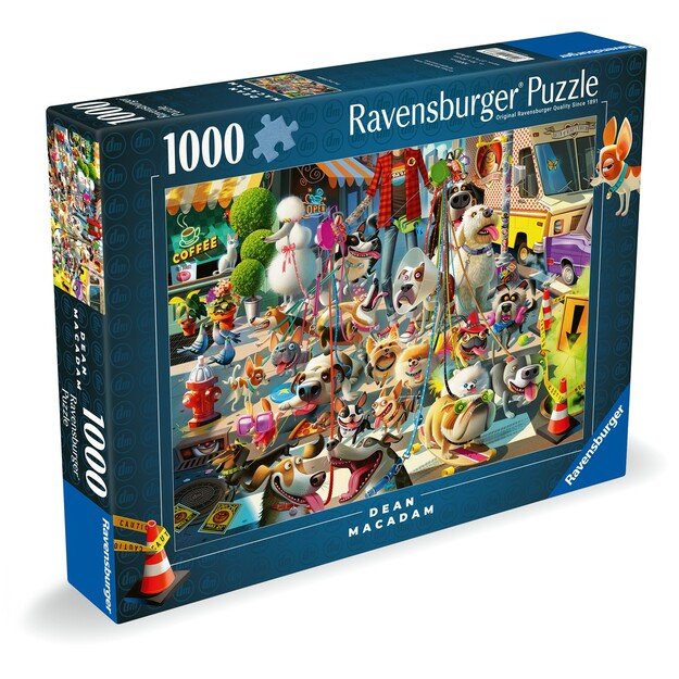 Ravensburger - Puzzle The Dog Walker 1000p (12000876)