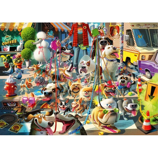 Ravensburger - Puzzle The Dog Walker 1000p (12000876)