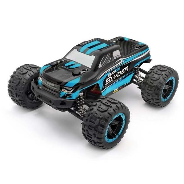 BLACKZON - Slyder MT 1/16 4WD Electric Monster Truck - Blue (540104)