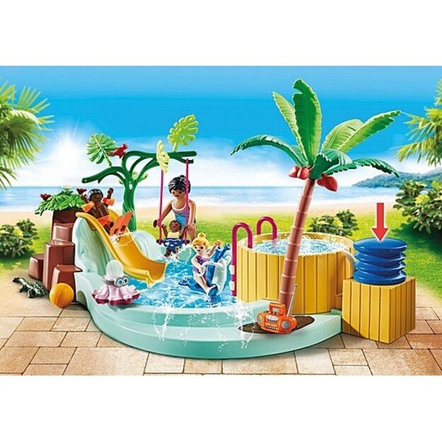 Playmobil - Children's pool with whirlpool (71529)