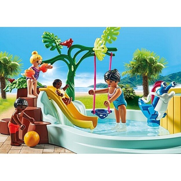 Playmobil - Children's pool with whirlpool (71529)