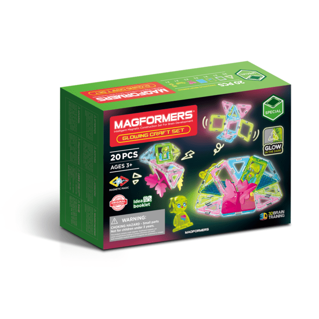 Magformers - Glowing Craft Set 20 Pcs (20-799022)