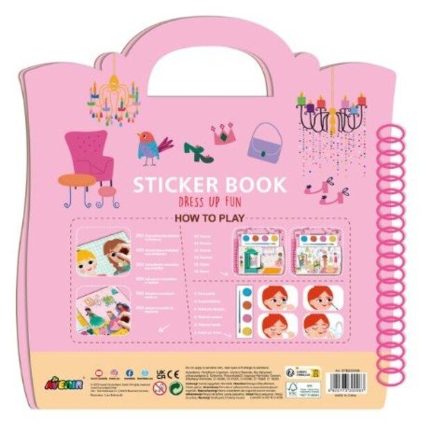 Avenir - Sticker Book - Dress-Up Fun (58STB230006)