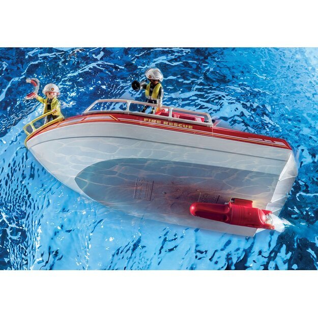 Playmobil - 50YR Fire Rescue Boat (71598)