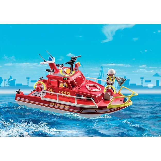 Playmobil - 50YR Fire Rescue Boat (71598)