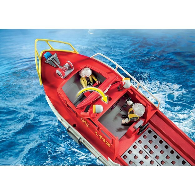 Playmobil - 50YR Fire Rescue Boat (71598)