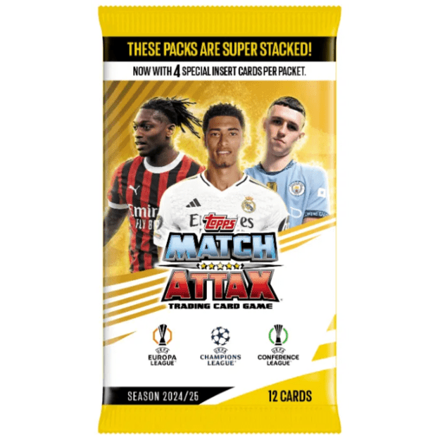 Topps - 4 x MATCH ATTAX CHAMPIONS LEAGUE CARDS CDU (UCLMA24-01)