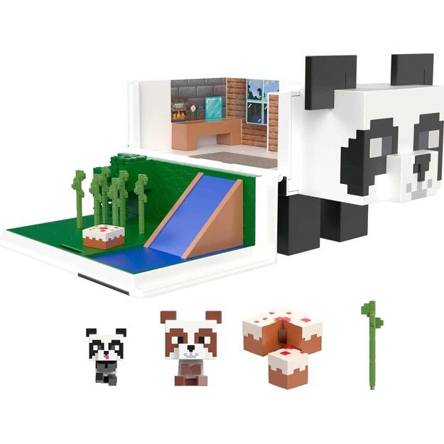 Minecraft - Mob Head Mini's Panda Playset (HLL25)