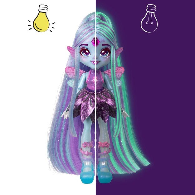 Magic Mixies - Pixlings Galaxy Hair Doll Single PK Flyt (30529)