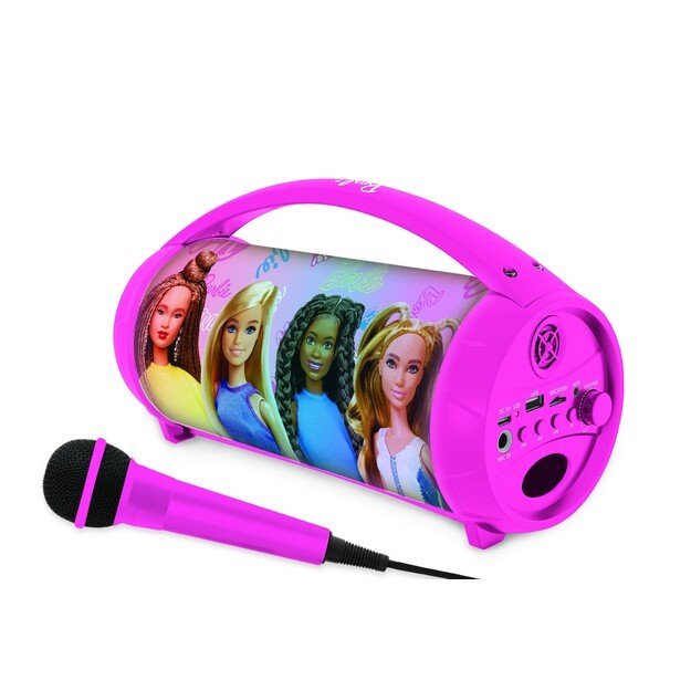 Lexibook - Barbie Bluetooth® Light Speaker with Microphone (BTP585BBZ)