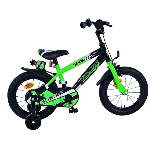 Volare - Children's Bicycle 14 - Green/Black (31478)