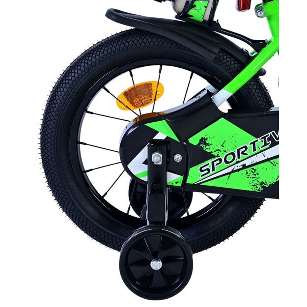 Volare - Children's Bicycle 14 - Green/Black (31478)