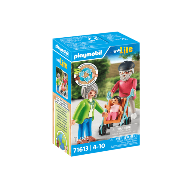 Playmobil - Grandparents with Baby (71613)