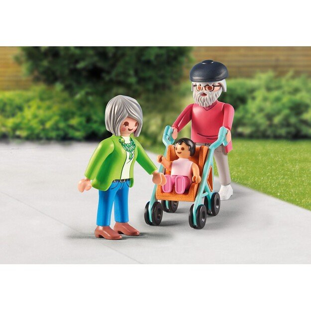 Playmobil - Grandparents with Baby (71613)