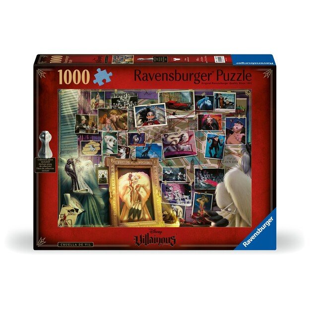 Ravensburger - Puzzle Villainous Cruella de Vil 1000p (12001124)