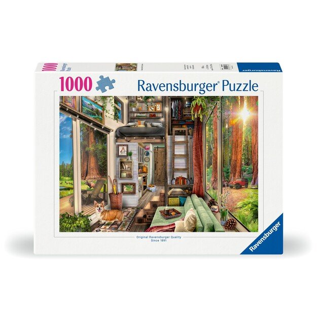 Ravensburger - Puzzle Redwood Forest Tiny House 1000p (12000634)