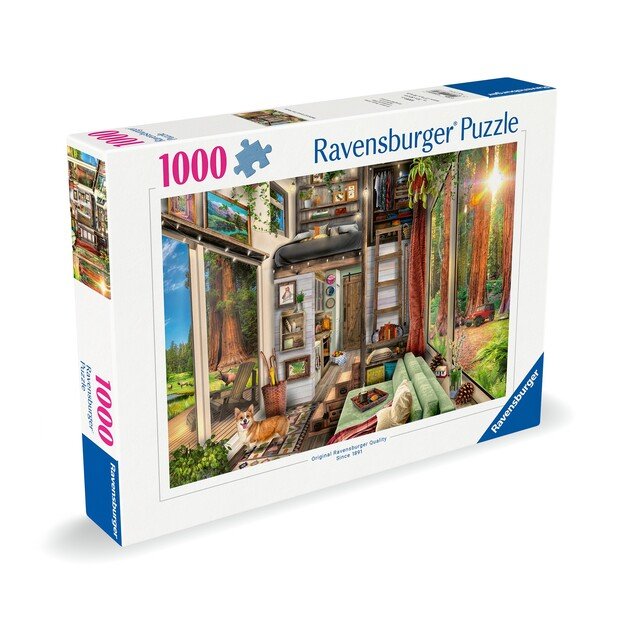 Ravensburger - Puzzle Redwood Forest Tiny House 1000p (12000634)