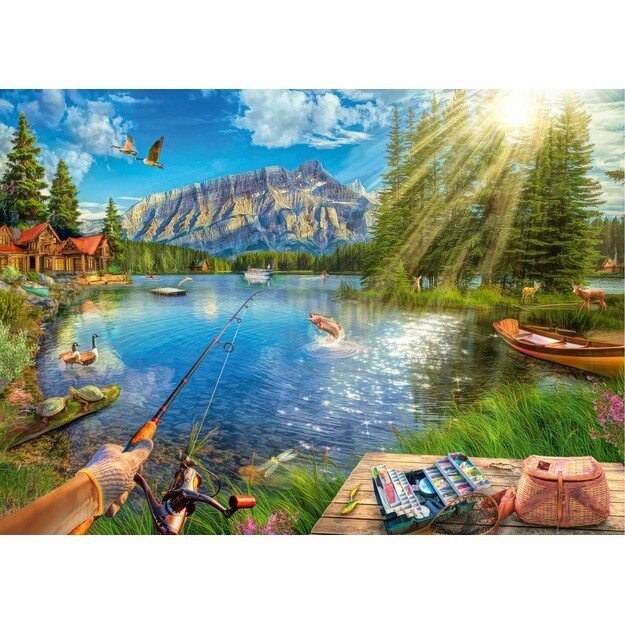 Ravensburger - Puzzle Life At The Lake 1000p (12000877)