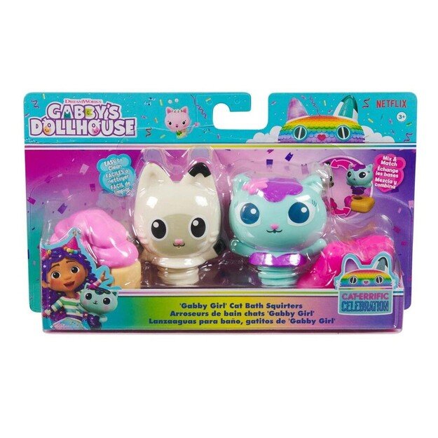 Gabby's Dollhouse - Bath Squirter set w/2 figures (6069714)