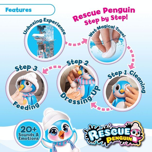 Silverlit - Rescue Penguin - Blue (88652)