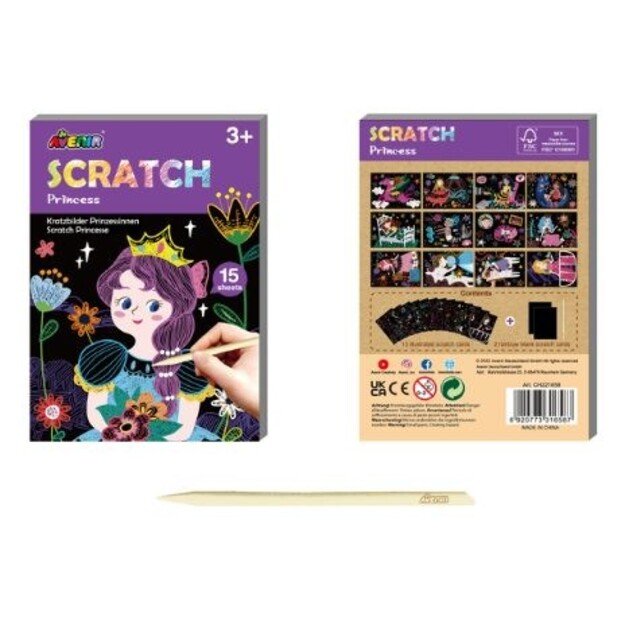 Avenir - Mini Scratch Book - Princess (58CH221658)