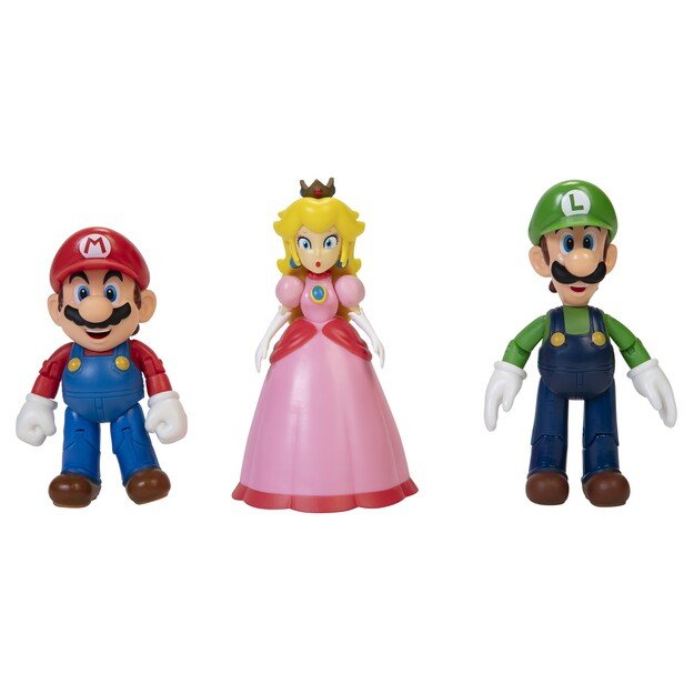 Nintendo - 3-Pack 10cm Mushroom Kingdom Diorama Set (64511-4L)