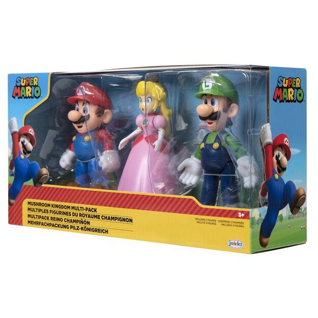 Nintendo - 3-Pack 10cm Mushroom Kingdom Diorama Set (64511-4L)