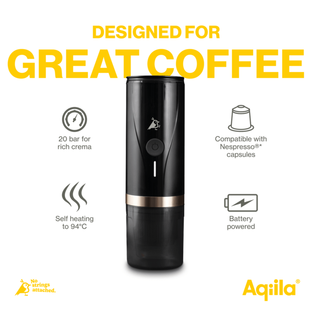 Aqiila - Coffeebird - Portable espresso machine