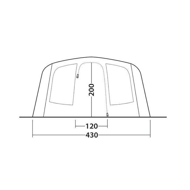 Outwell - Stonehill 7 Air Tent 2024 - 7 Person (111421)