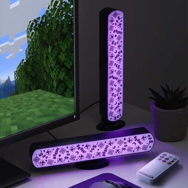 Minecraft Light Bar Set of 2 with Remote