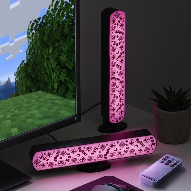 Minecraft Light Bar Set of 2 with Remote