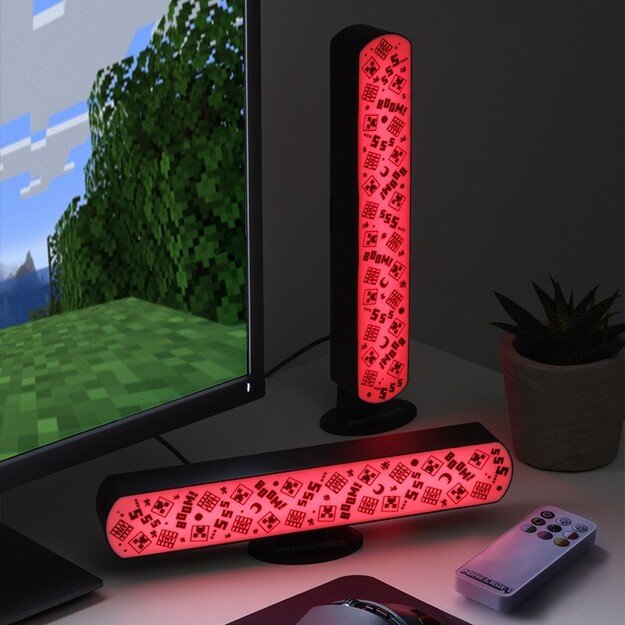 Minecraft Light Bar Set of 2 with Remote