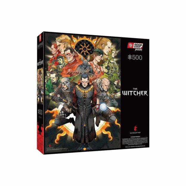 Good Loot - Gaming Puzzle: The Witcher Nilfgaard (500 pieces)