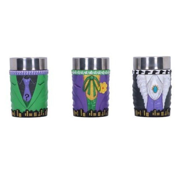 DC Batman Super-Villain Collectible Mini Cup Set