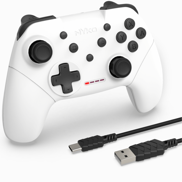 Nyko Mini Wireless Core Controller - White For Switch