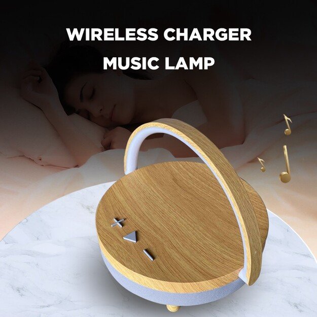 Hâws - Rømø night lamp with wireless charging and speaker