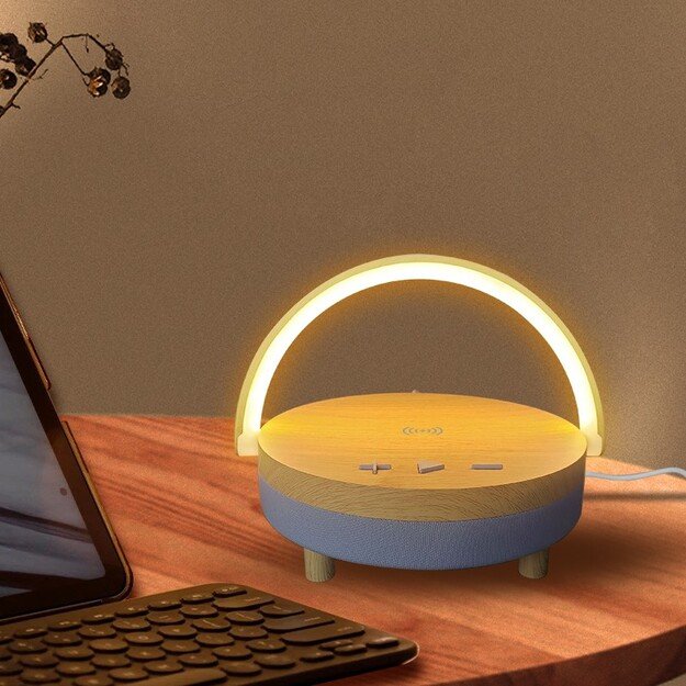 Hâws - Rømø night lamp with wireless charging and speaker