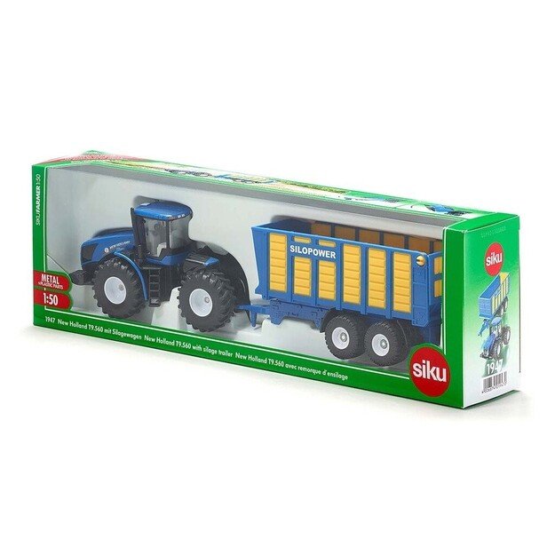 Siku - 1:50 Tractor With Silage Trailer (313-1947)