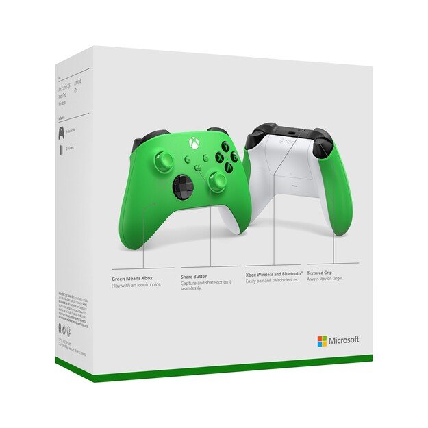 Microsoft Xbox X Wireless Controller Velocity Green