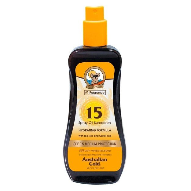 Australian Gold - Carrot Spray Oil SPF 15 237 ml