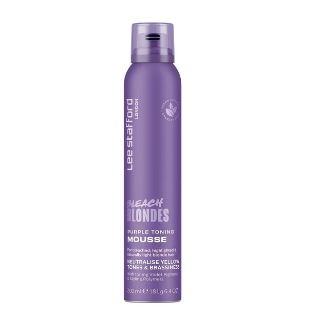 Lee Stafford - Bleach Blondes Purple Toning Mousse 200 ml