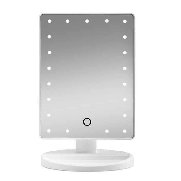 Gillian Jones - 466 Mirror w. Heart LED Light & Touch Function White