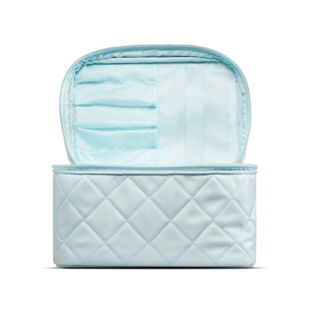 Gillian Jones - Beauty Box in quilted nylon Blue