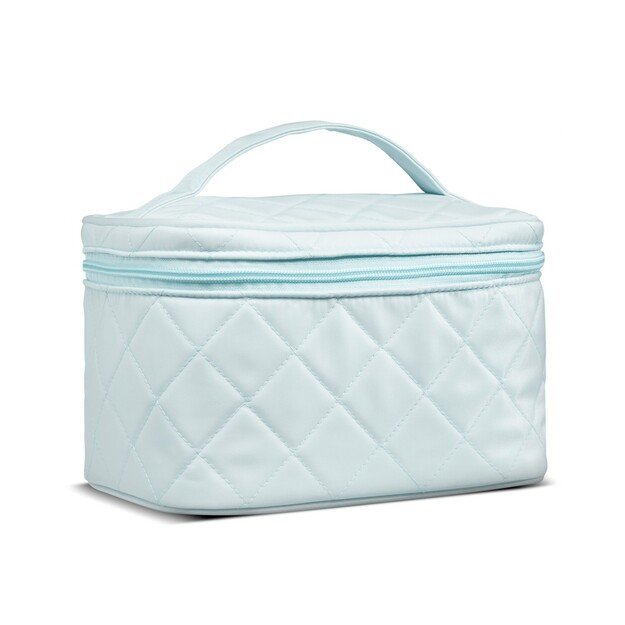 Gillian Jones - Beauty Box in quilted nylon Blue