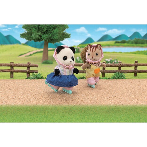 Sylvanian Families - Cycle & Skate Set - Panda Girl (5652)